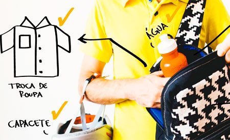 Ciclista a passeio, indo ao trabalho ou viajando? Veja o que levar na mochila