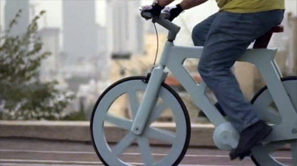 Israelense cria bicicleta com 9 dólares – usando papelão