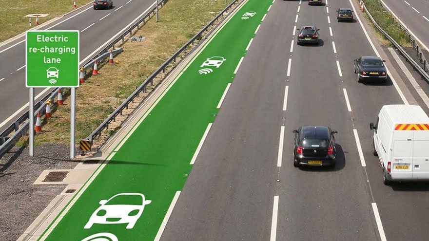 Estrada “Top Gear” que recarrega carros elétricos está em teste no Reino Unido