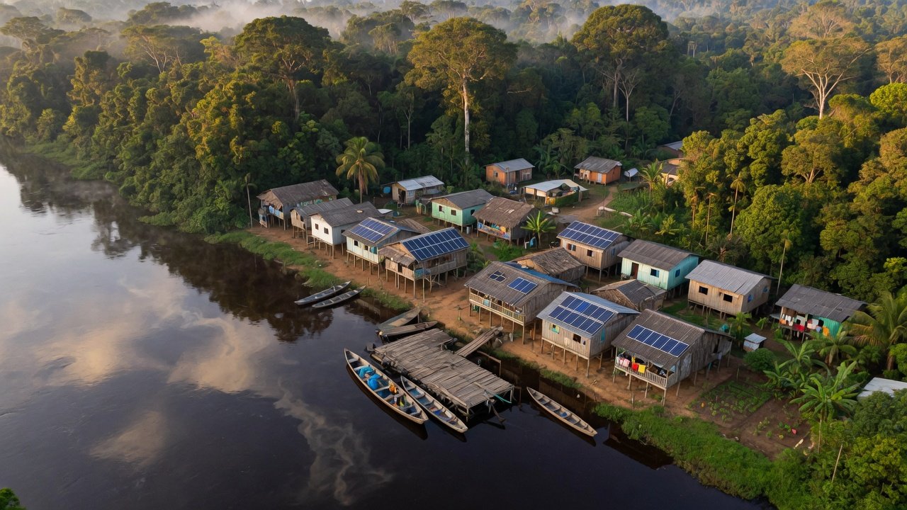 Energia solar transforma economia de comunidade isolada na Amazônia