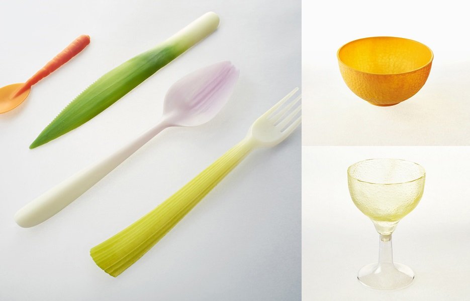 Designer chinesa cria talheres de amido de milho biodegradáveis