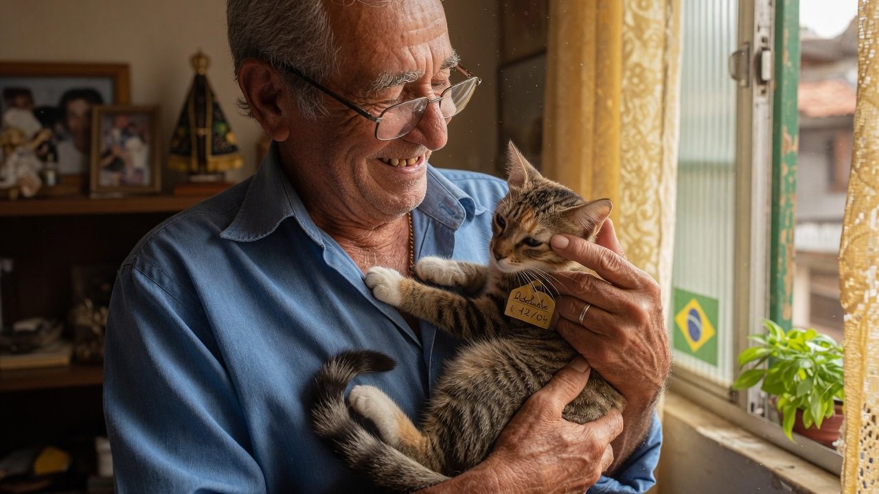 Meu Primeiro SRD: A História de Laerte e Seu Gatinho Vira-Lata